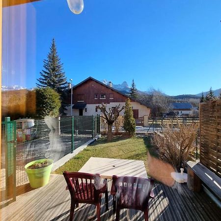 Maison + Jardin Vue Sur Les Montagnes Barcelonnette Luaran gambar