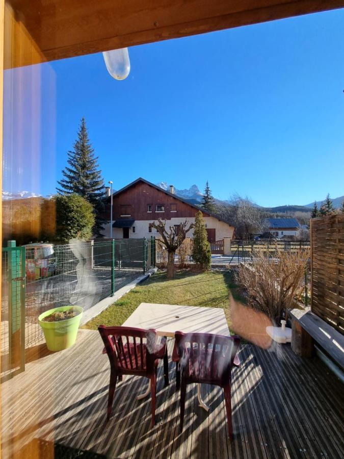 Maison + Jardin Vue Sur Les Montagnes Barcelonnette Luaran gambar